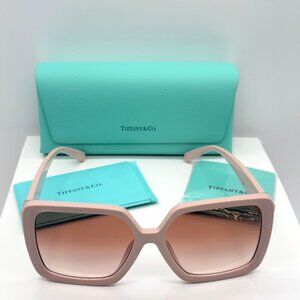 Tiffany Co TF4206U 836713 Cloud Pink Gradient Women's Sunglasses 58mm Case
